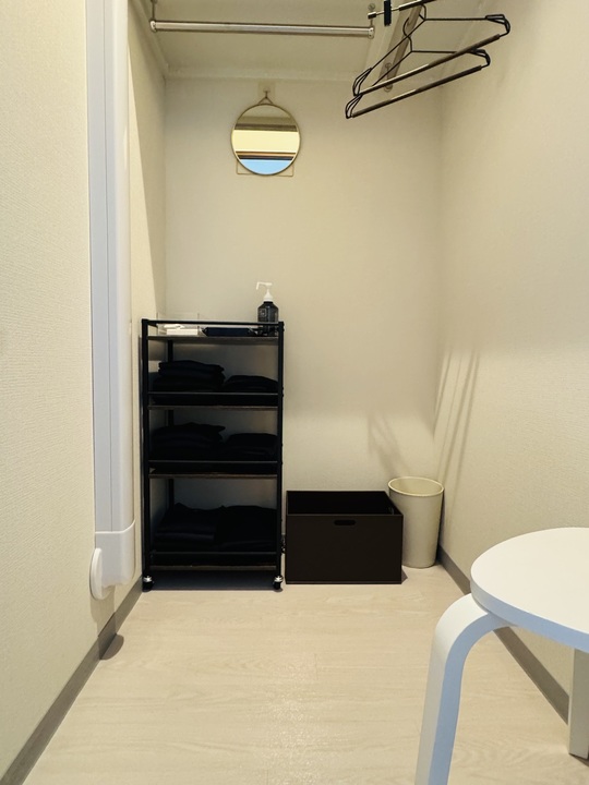 整体院CUCULEの更衣室