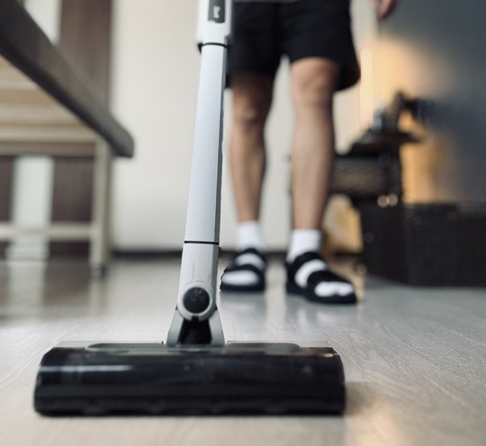 整体院CUCULEでは一日に数回、掃除機にて院内を清掃しております